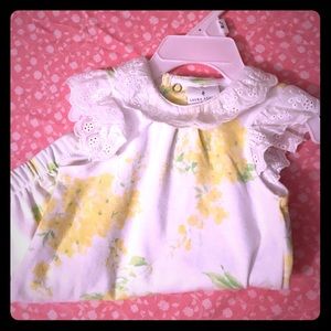 Laura Ashley one piece baby 3-6 mon outfit